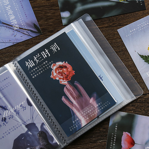 ins小卡片明信片6寸手账贴纸收纳册a6大容量照片收集相册插页 - 图3