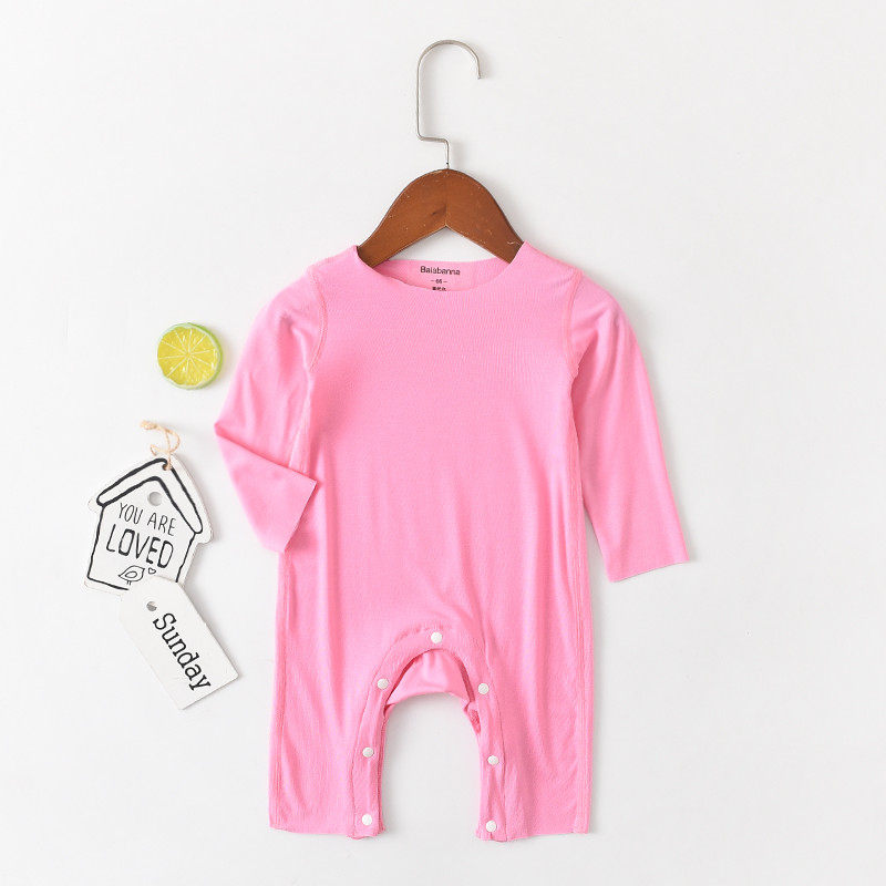 婴儿无骨莫代尔长袖连体衣男女宝宝连身衣哈衣新生儿四季长袖睡衣,淘宝优惠券,粉丝福利购,淘宝优惠卷