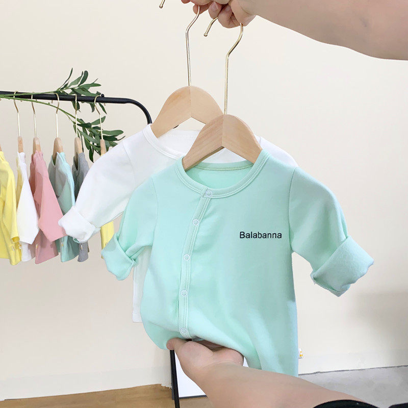 婴儿上衣纯棉春秋内衣小宝宝春秋季单件上衣婴幼儿开衫小T恤上衣,淘宝优惠券,粉丝福利购,淘宝优惠卷