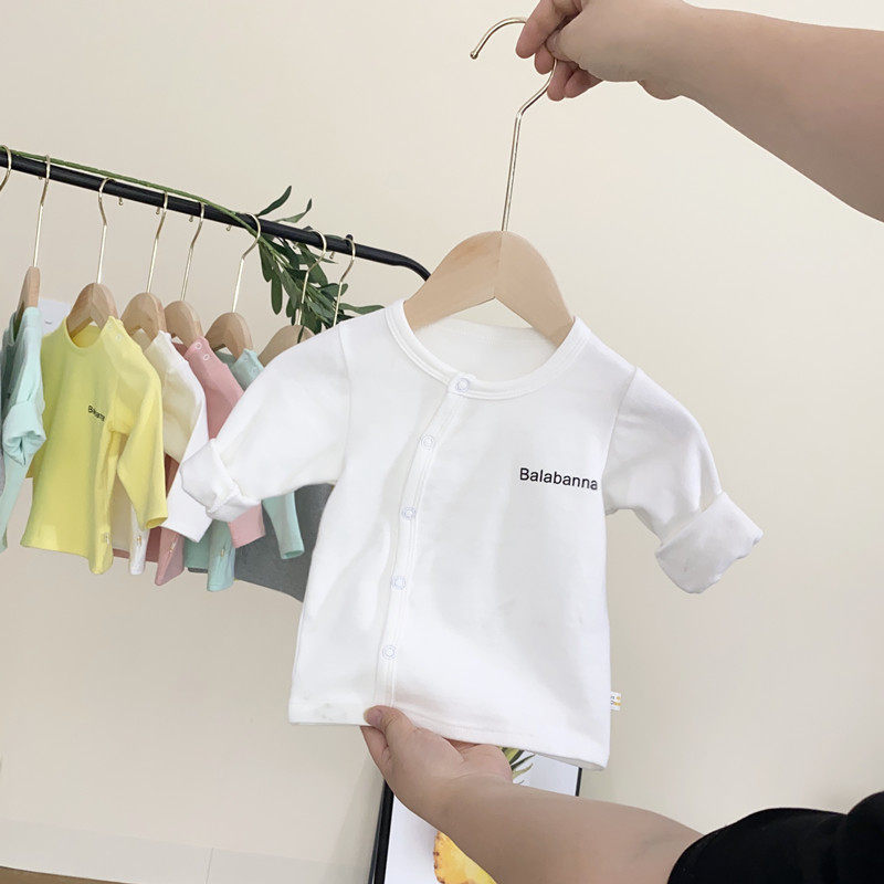 婴儿上衣纯棉春秋内衣小宝宝春秋季单件上衣婴幼儿开衫小T恤上衣,淘宝优惠券,粉丝福利购,淘宝优惠卷