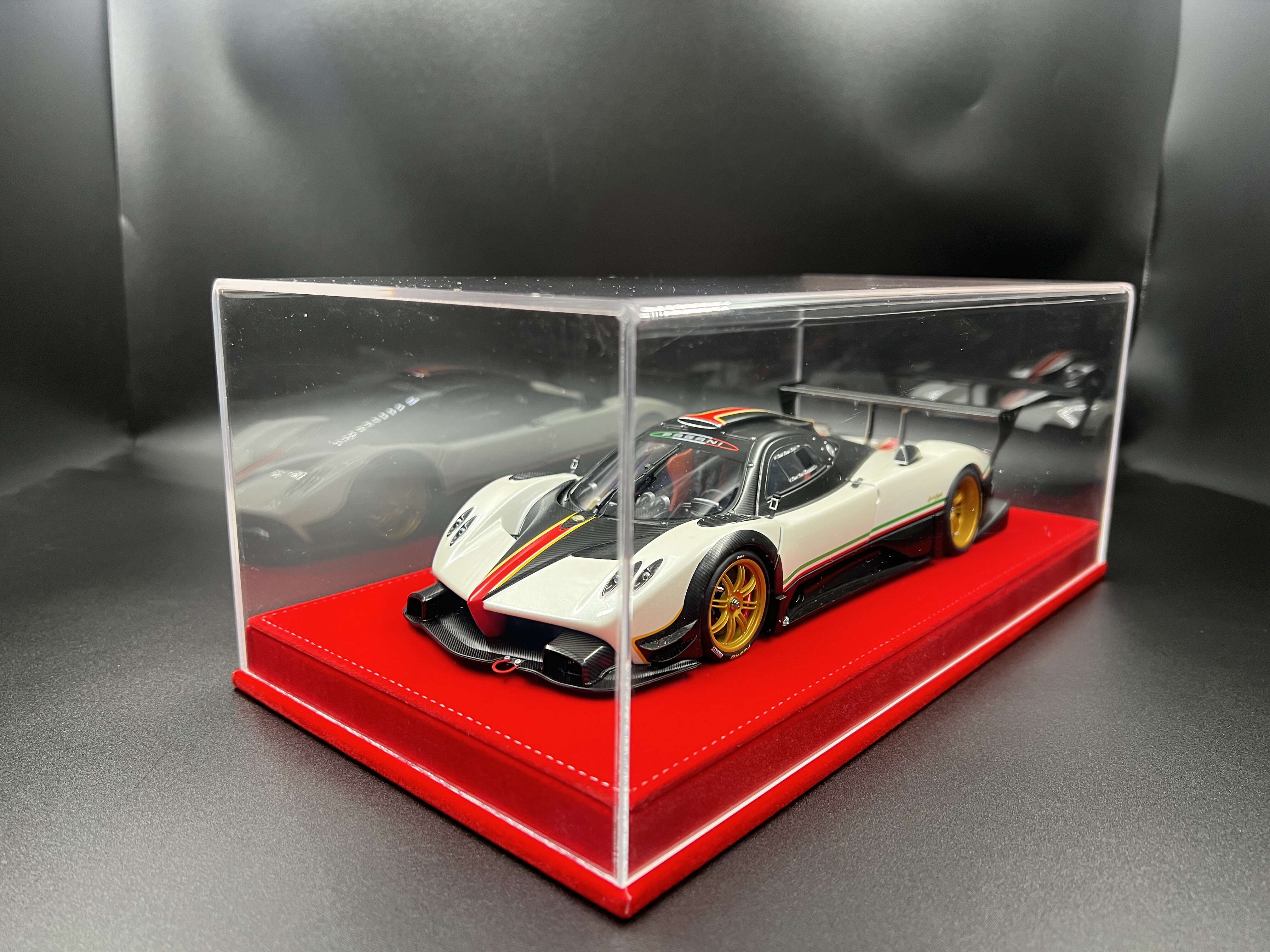 [PDS]1:18汽车模型亚克力防尘罩展示盒Autoart CMC BBR车模通用型-图0