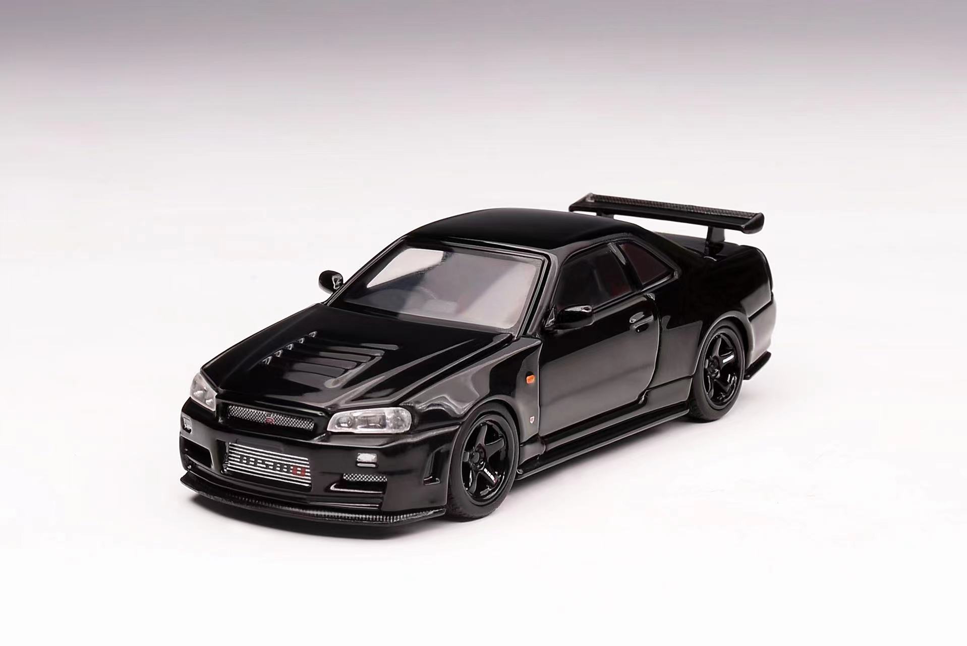 [PDS] MOTORHELIX1:64尼桑SKYLINE GT-R(R34)Z-TUNE开盖合金车模-图2