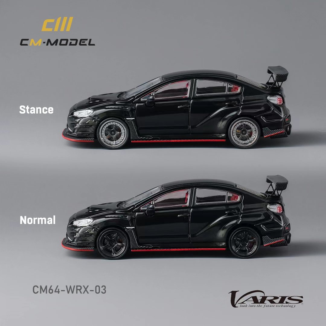 [PDS]CM Model1:64Subaru斯巴鲁Varis Widebody宽体配轮合金车模-图2