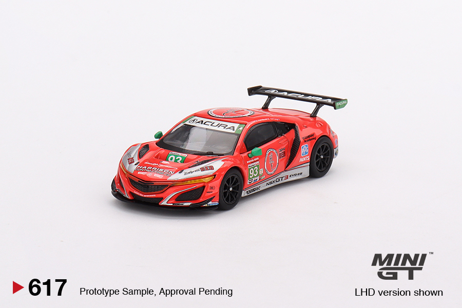 [PDS]MINI GT 1:64讴歌 Acura NSX GT3 EVO22 93号合金汽车模型-图0