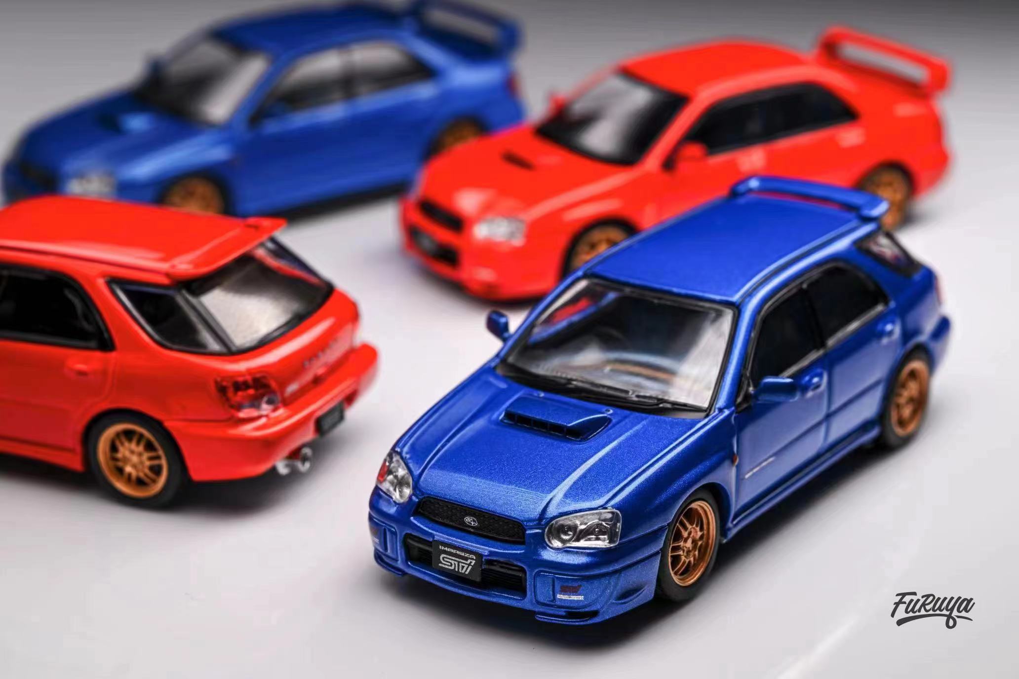 [PDS]Furuya 1:64斯巴鲁SUBRARU翼豹Impreza WRX STi八代合金车模-图3