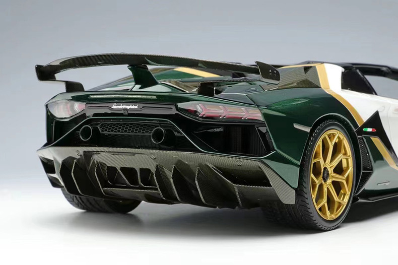 [PDS]Make Up 1:18 兰博基尼 Aventador SVJ 双色版 树脂汽车模型 - 图1