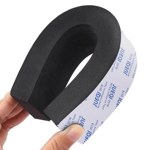 道闸杆胶条防砸直杆小区门禁起落杆停车场挡车栏杆防撞防震海绵 - 图3