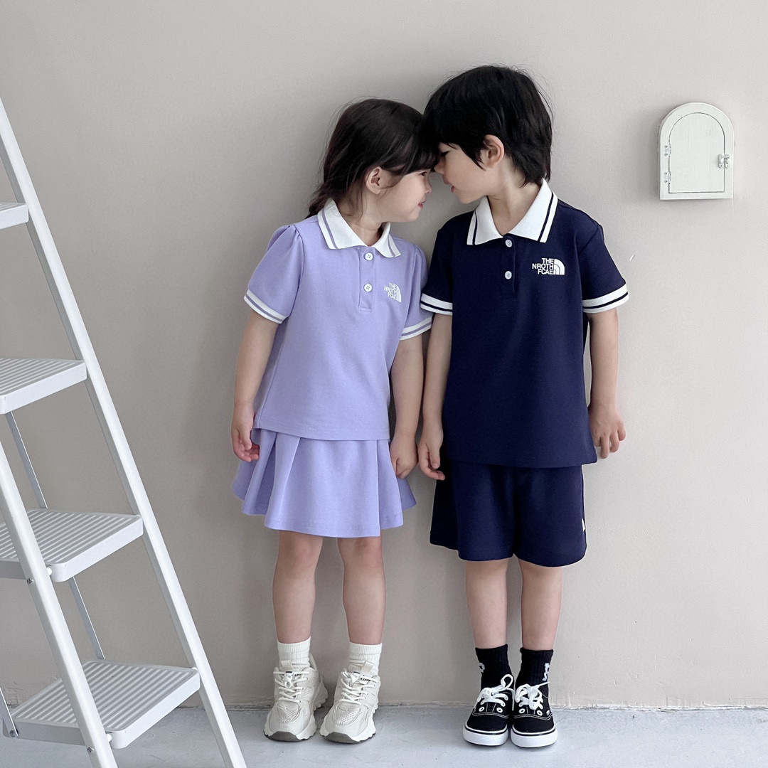 夏季小学生套装幼儿园园服短袖毕业照校服学院风潮园服兄妹装