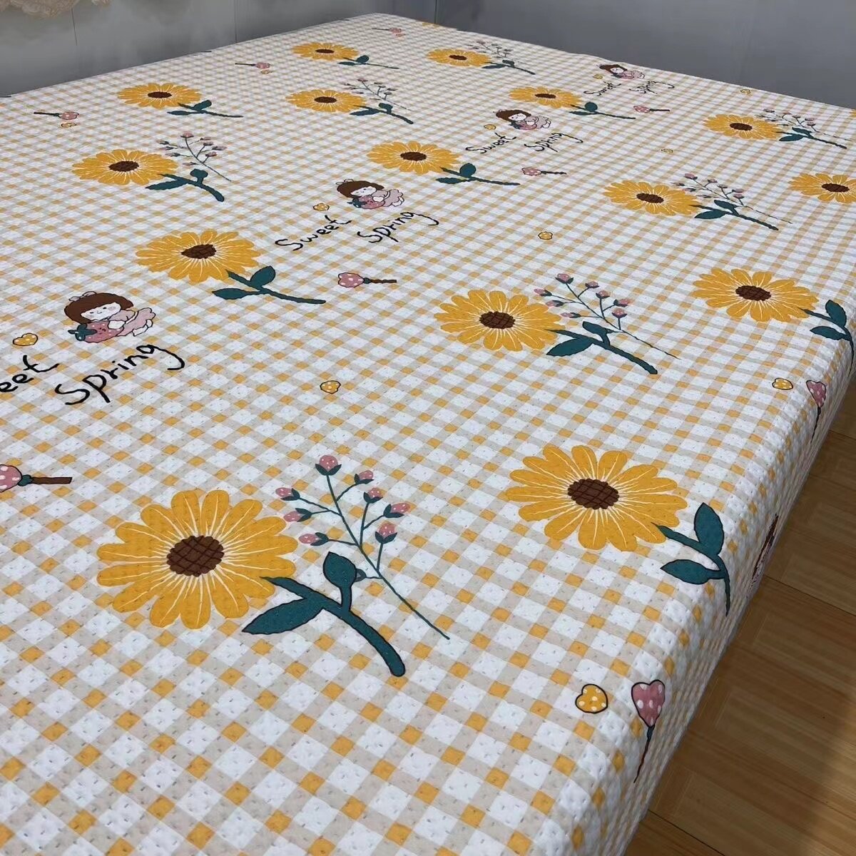 四季通用床盖双面两用防滑网红炕单盖毯农村大炕盖榻榻米夹棉床单,淘宝优惠券,粉丝福利购,淘宝优惠卷