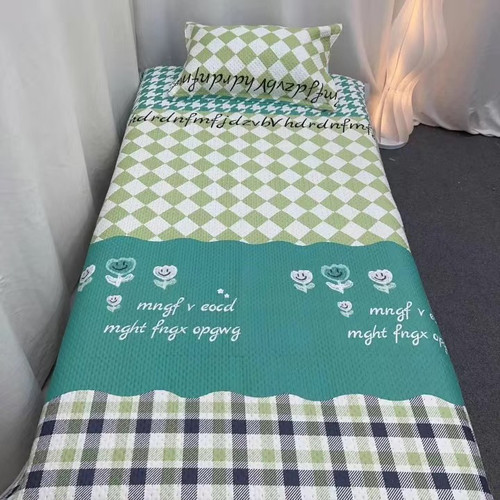 四季通用学生宿舍新款床盖单件加厚床单子男女生春秋季沙发单垫子 - 图1