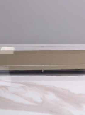 现代极简亚克力托盘样板间客厅不锈钢桌面香薰饰品收纳盘摆件组合