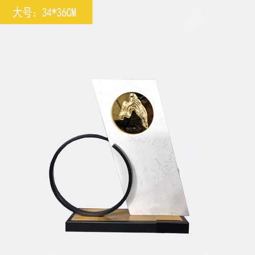 新中式创意家居摆件样板房客厅玄关酒柜酒店桌面摆件软装配饰品 - 图2