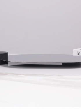 北欧极简托盘镜面不锈钢薄片首饰收纳盘样板间售楼处家居装饰摆件