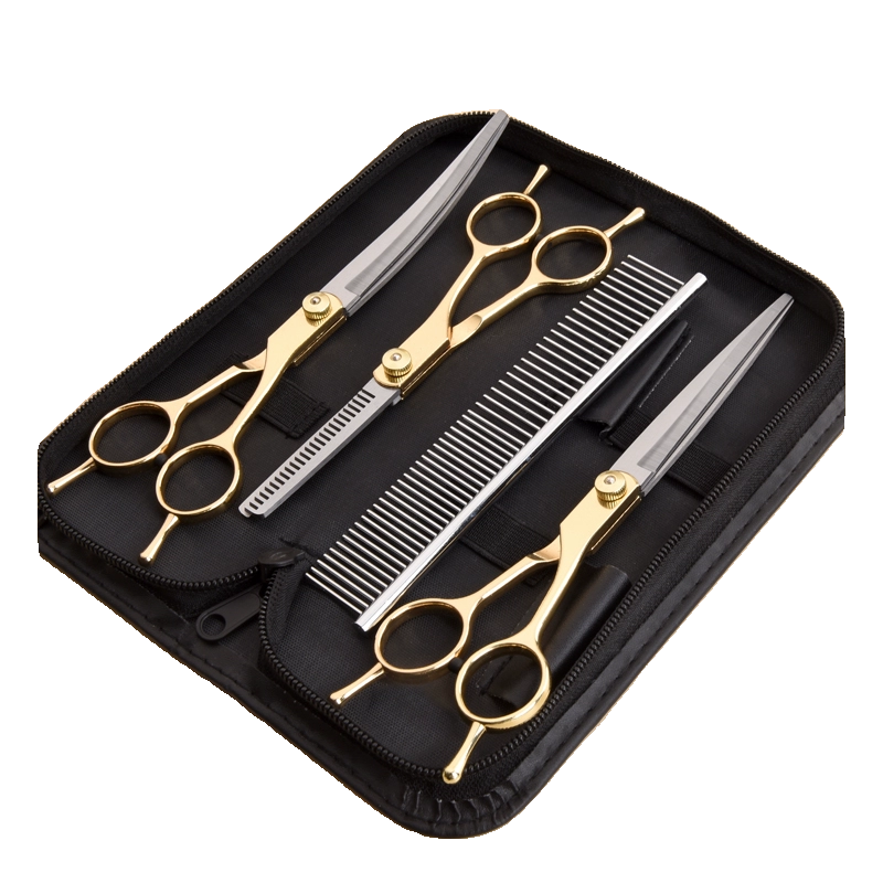 宠物狗狗美容剪刀剪毛工具猫咪修毛剪套装弯剪子泰迪专用神器修剪,淘宝优惠券,粉丝福利购,淘宝优惠卷