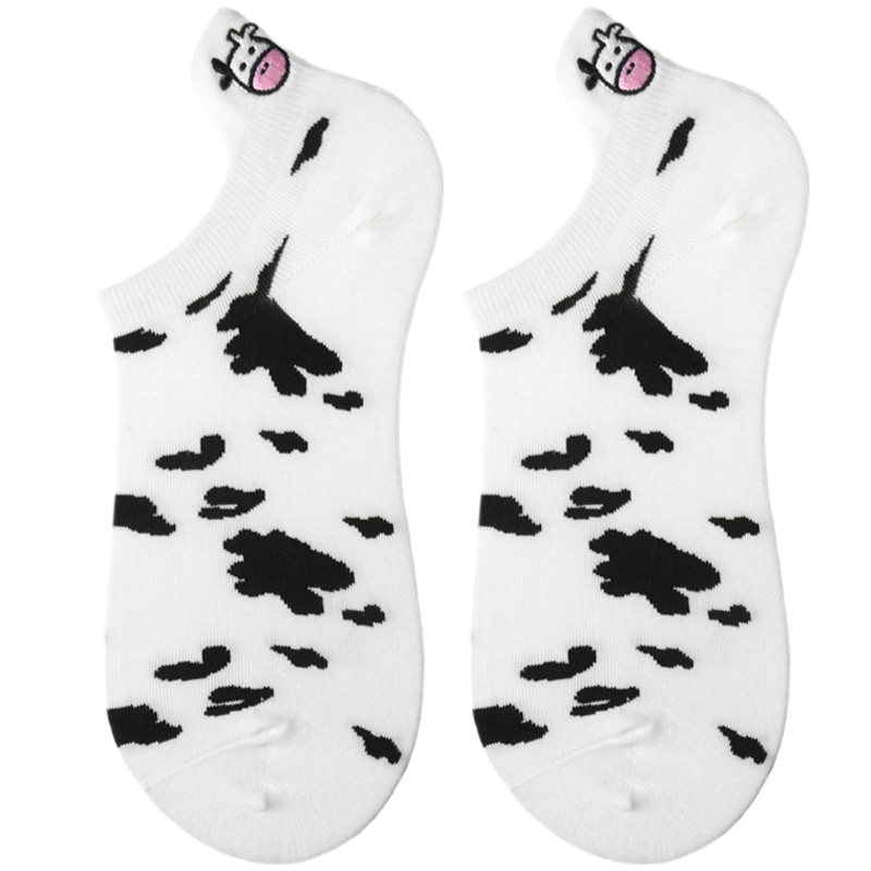 夏季袜子女短袜薄款潮流隐形袜浅口潮牌船袜黑白学院运动风棉袜,淘宝优惠券,粉丝福利购,淘宝优惠卷