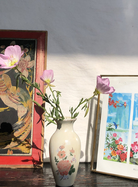 复古怀旧80年代年画儿时情怀装饰摆件黄铜相框民宿茶室空间陈设