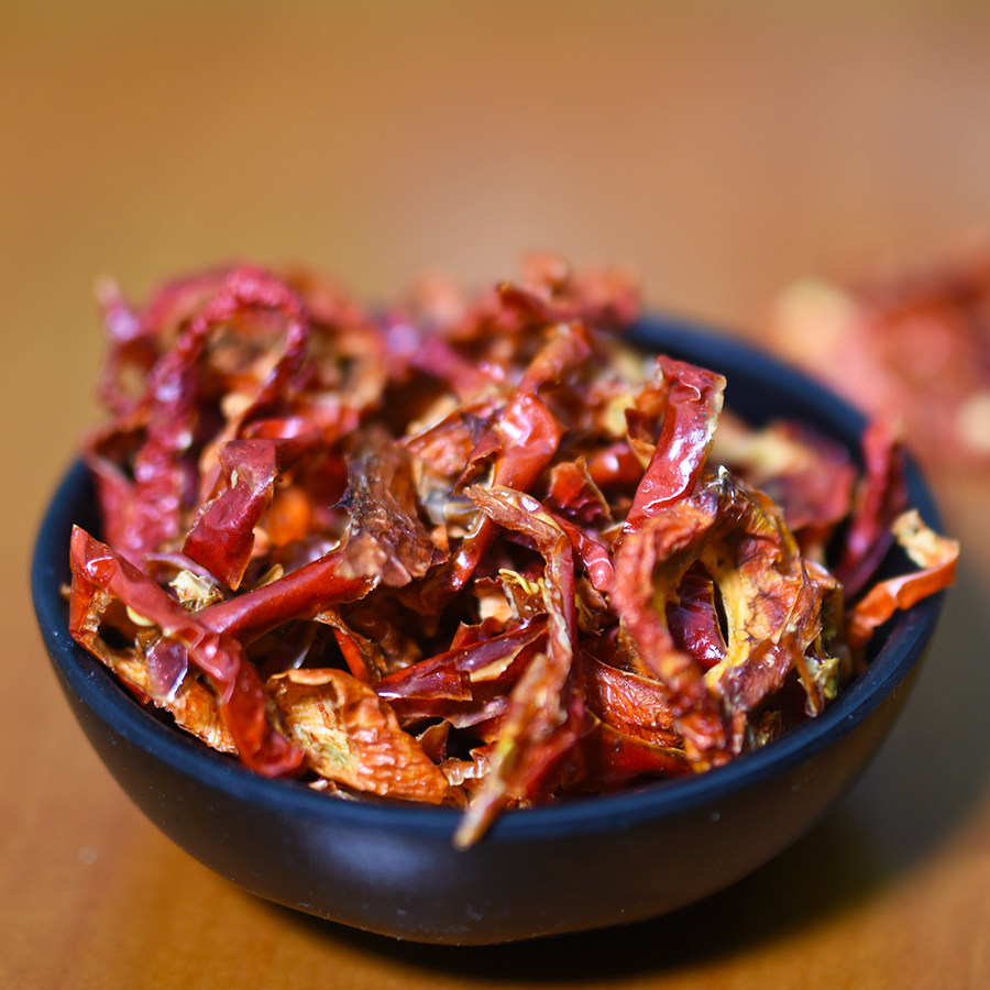 安徽黄山干货农家自晒辣椒壳不辣炒菜炒腊肉红辣椒250克包邮