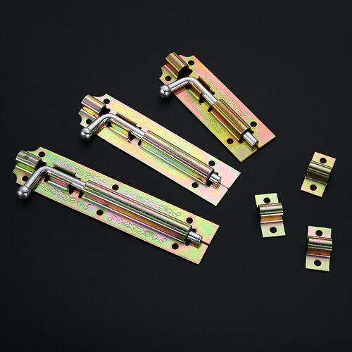 铁镀锌焊接4寸加厚大号门栓柜门仓库厂铁门橱柜门地插老式明插销 - 图2