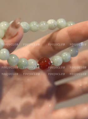 禅意温润清透高级感国风手链女