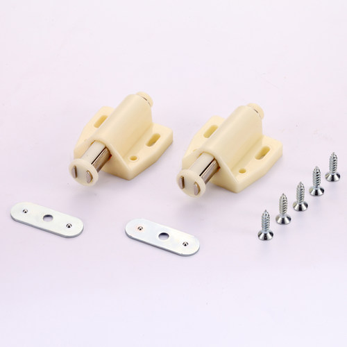 柜门反弹器衣柜储物柜暗藏式隐形门免拉手按压式弹力开关门碰强磁 - 图2