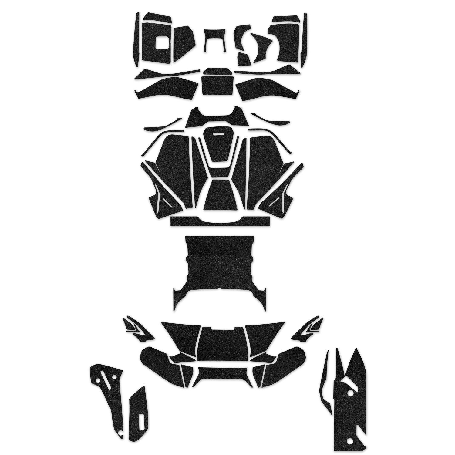 适用于本田NWT150加厚装甲贴车身加厚防刮橡胶保护贴膜改装配件 - 图3