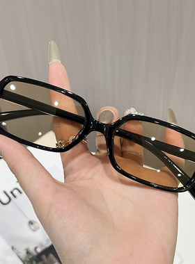 小方框复古素颜遮阳太阳镜