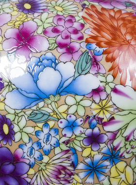 万花将军罐明清古典中式风陶瓷器