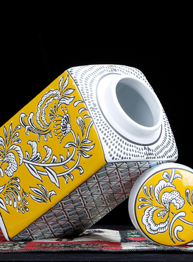 风陶瓷博古架装饰品中式