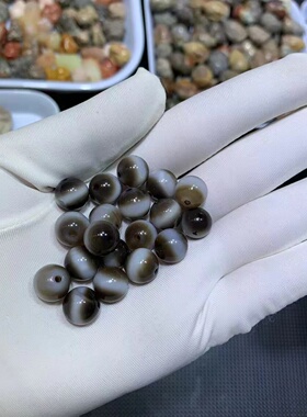 一线天珠单珠配件珠子手工项链