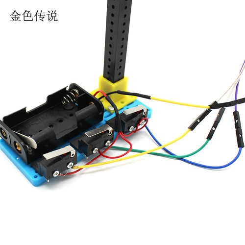 三色红绿灯 中小学生科技节手工课拼装玩具材料包创客DIY电路模型 - 图1