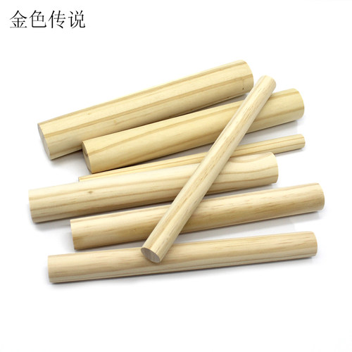 松木棒圆棒 DIY手工模型制作材料长木条木棍圆木头柱短木棒多规格 - 图2