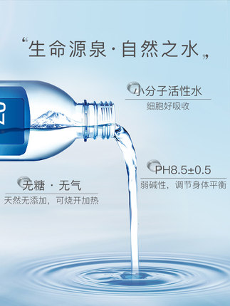 舒达源克东天然苏打水550ML*36瓶装矿泉水弱碱性备孕整箱包邮-图0