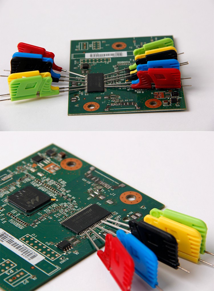 逻辑分析仪芯片测试夹 TSSOP MSOP SOP QFP IC脚夹CHIP在线烧录夹 - 图2
