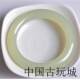 Hotan jade clear water bracelet blue and white jade female jade bracelet fat round bar bracelet high-end jade ice bottom clear belt certificate