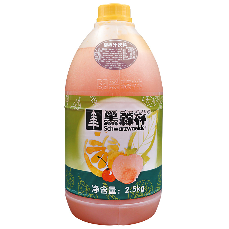 珍珠奶茶原料/黑森林柳橙果汁/鲜活黑森林系列柳橙汁 6倍浓缩-图3