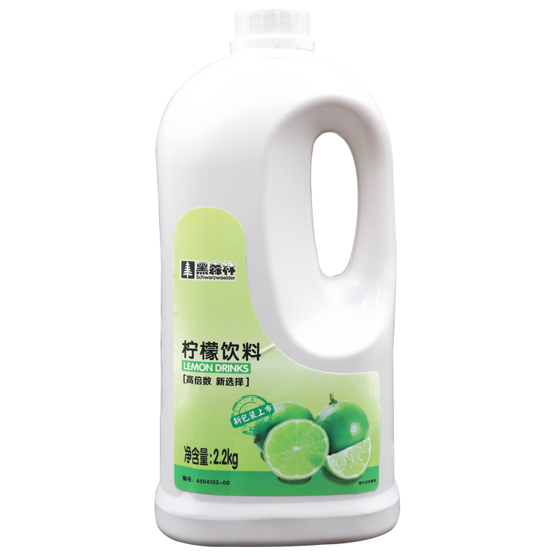 黑森林柠檬汁 2.2kg冲饮浓缩饮料果汁 1:9倍浓缩柠檬汁奶茶原料-图3