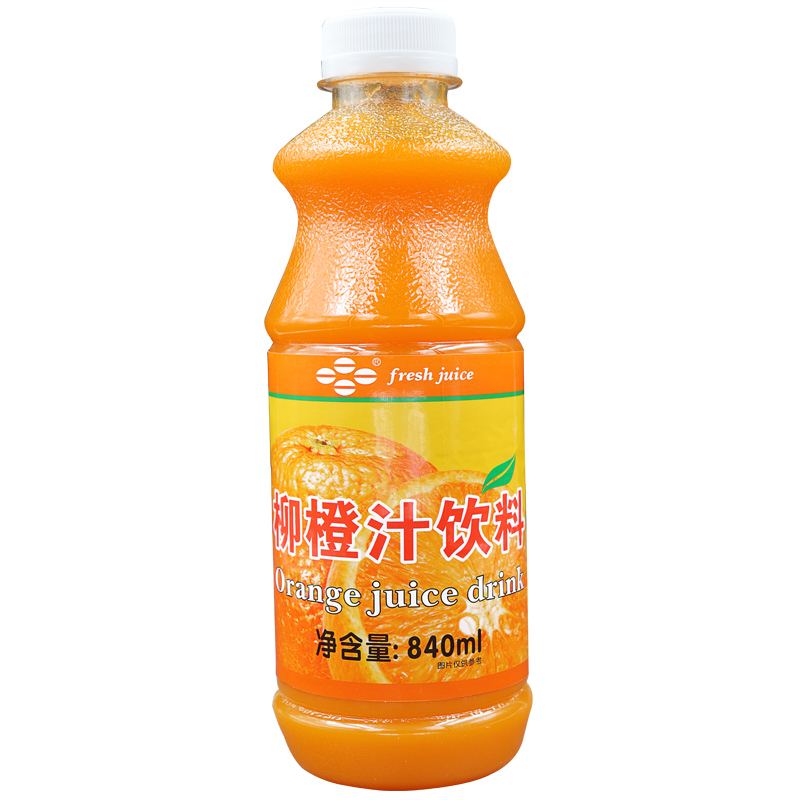 鲜活柳橙汁 高倍数浓缩饮料9倍鲜绿柳橙果汁840ml 奶茶原料 - 图3