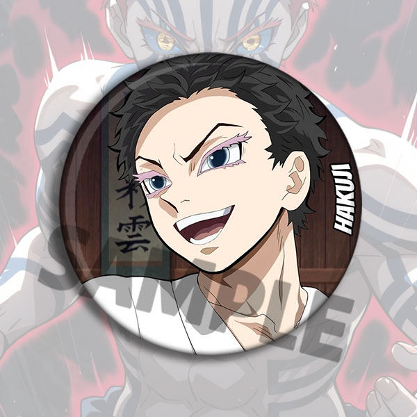 猗窝座吧唧鬼灭之刃徽章动漫周边cos包挂件上弦之叁胸针三哥谷子,淘宝优惠券,粉丝福利购,淘宝优惠卷