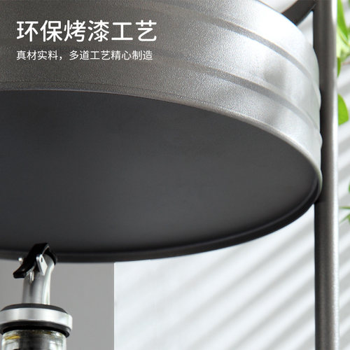 可旋转360度厨房置物架单双层调料架多功能收纳架转角台面置物架 - 图2
