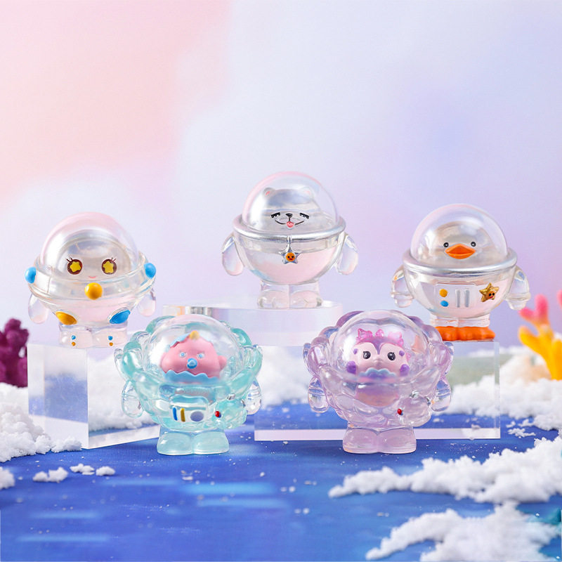 星云太空蛋仔派对盲盒可爱游戏周边手办桌面摆件男孩玩具生日礼物