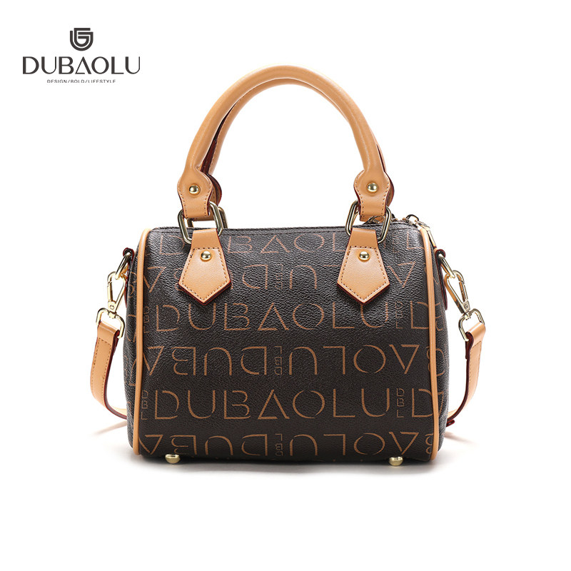 都宝路潮2020新款小众印花斜挎包 dubaolu女士包袋