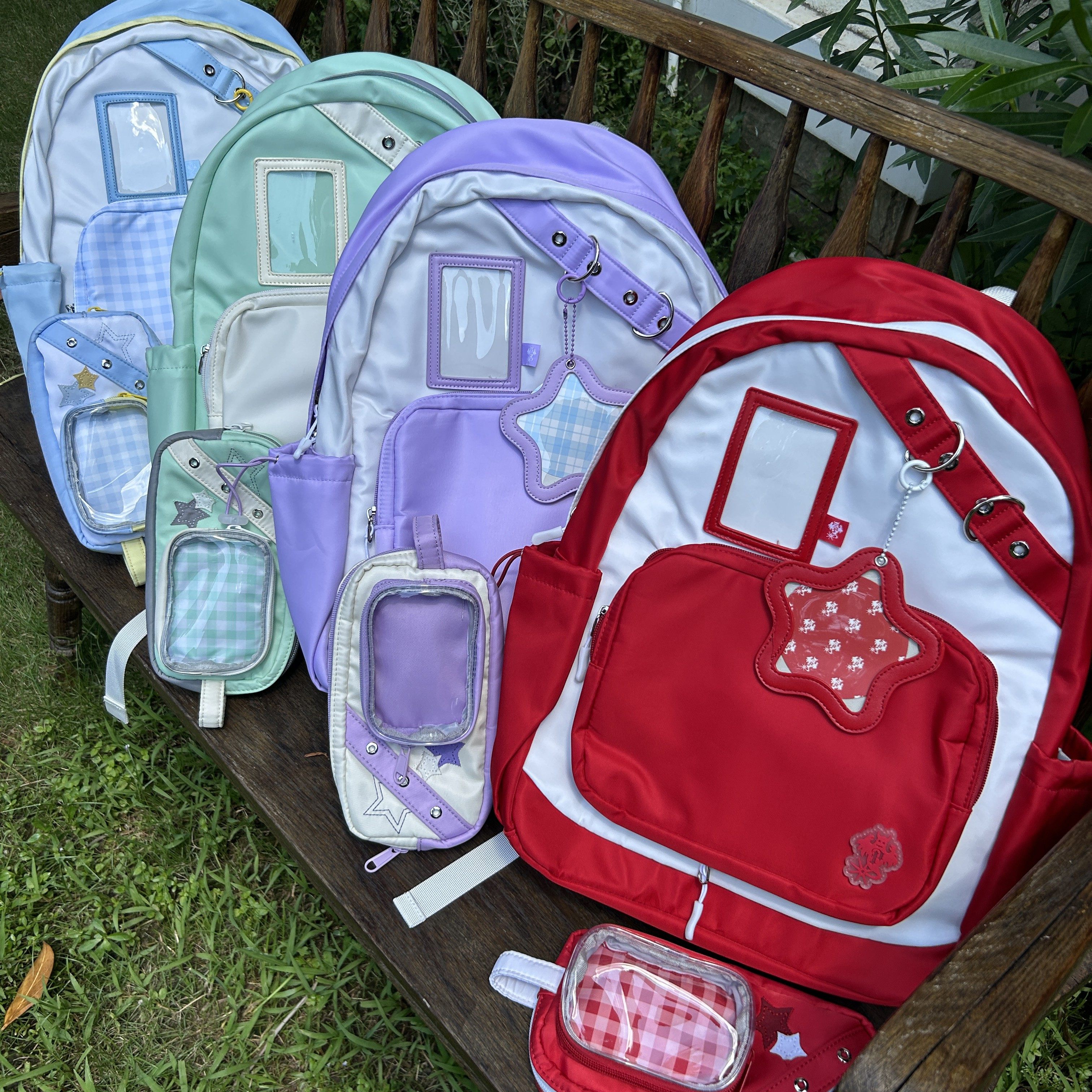 梁拌泡菜LBPC星星痛包双肩包休闲百搭原创设计可爱二次元学生书包,淘宝优惠券,粉丝福利购,淘宝优惠卷