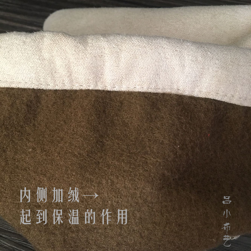 鲜奶吧加厚玻璃奶瓶布袋子加绒保温手提小袋白色咖色空袋定制logo - 图2