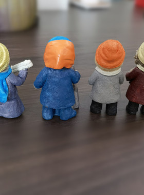 办公桌家居公共场所little mouse 跨境新品小老鼠树脂工艺摆件