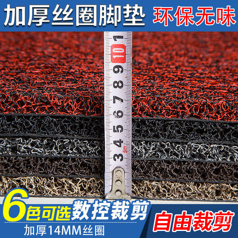 汽车丝圈脚垫通用易清洗可自剪裁剪单个主副驾驶车脚垫子防水耐脏 汽车丝圈脚垫通用易清洗可自剪裁剪单个主副驾驶车脚垫子防水耐脏