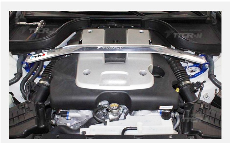 适用于英菲尼迪G25 G35 G37 EX25前顶吧平衡杆底盘加强改装防倾杆 - 图0