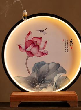 发光LED佛龛背景灯装饰摆件