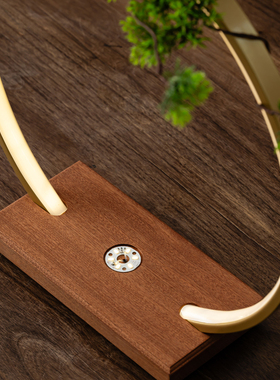 中式灯圈展示发光底座加灯白酒红酒玉石水晶展示架品鉴会酒庄水晶