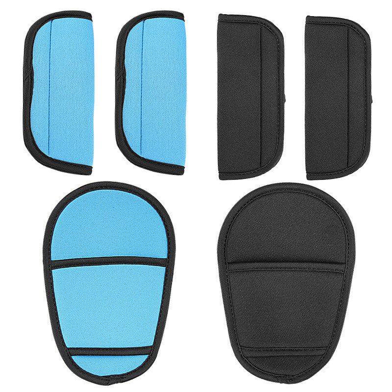 儿童车肩套汽车座椅安全带肩垫前胯套遛娃婴儿车座椅推车三件套垫,淘宝优惠券,粉丝福利购,淘宝优惠卷