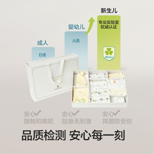 Balabala Newborn Gift Box ກ່ອງຂອງຂວັນເດັກນ້ອຍ ດູໃບໄມ້ລົ່ນແລະລະດູຫນາວ